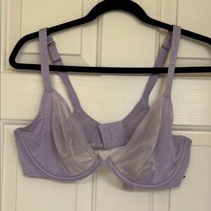 Savage X Fenty Light Lavender Sheer Underwire Bra